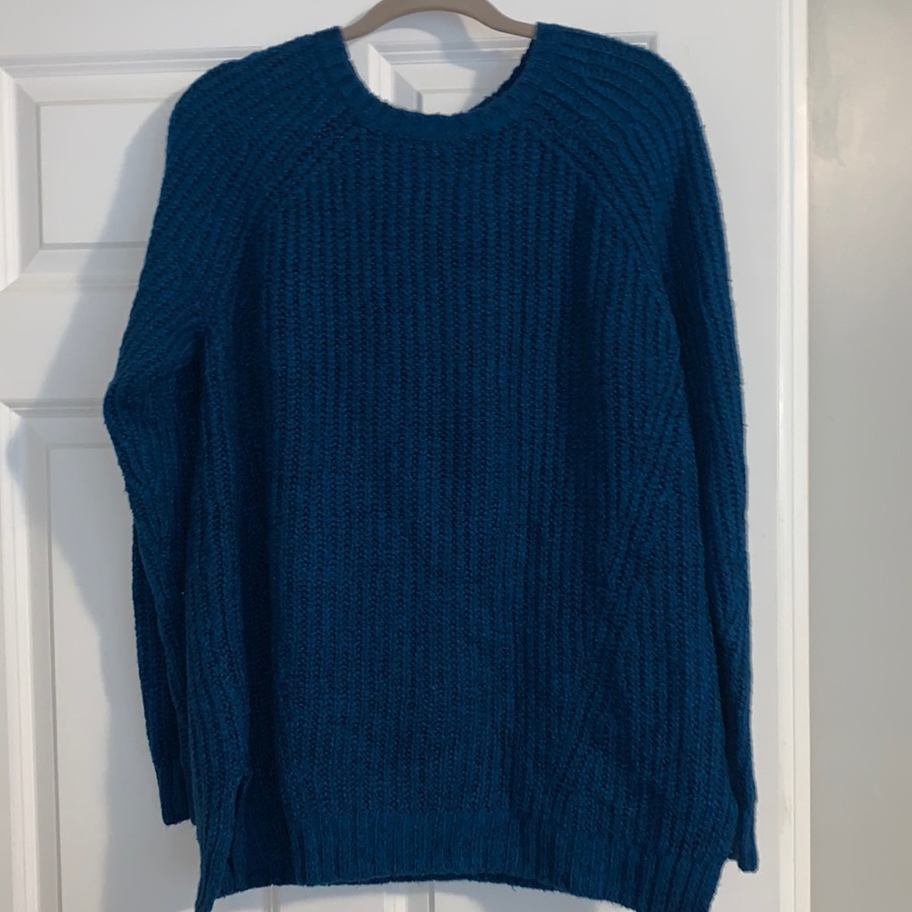 American Eagle, Blue oversized sweater, size L
